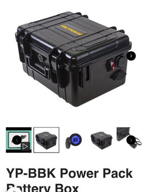 Yak Pak Black Power Pack Battery Case with Switch